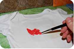 Fazer desenho em camiseta com Stencil - passo 1